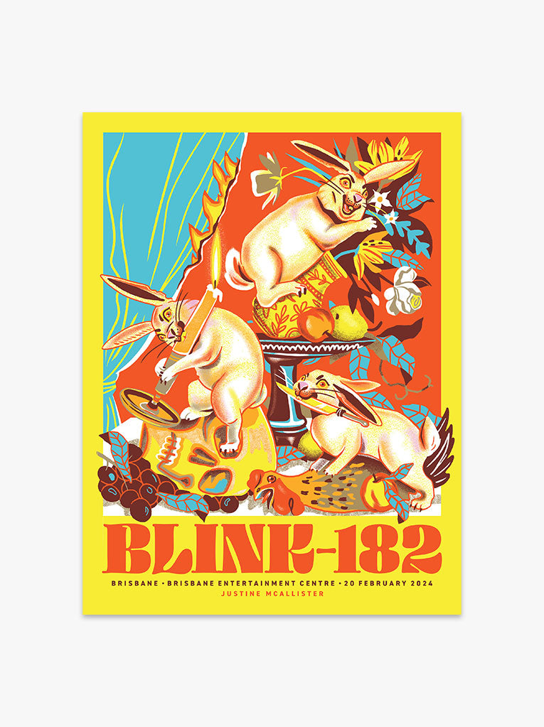 blink-182 02/20/24 Brisbane Poster – Conflux Co