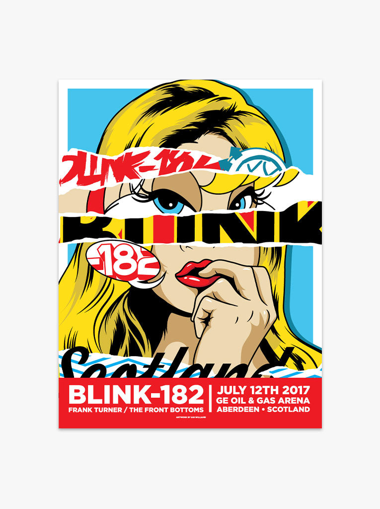 blink-182 07/12/17 Aberdeen Poster (Regular)