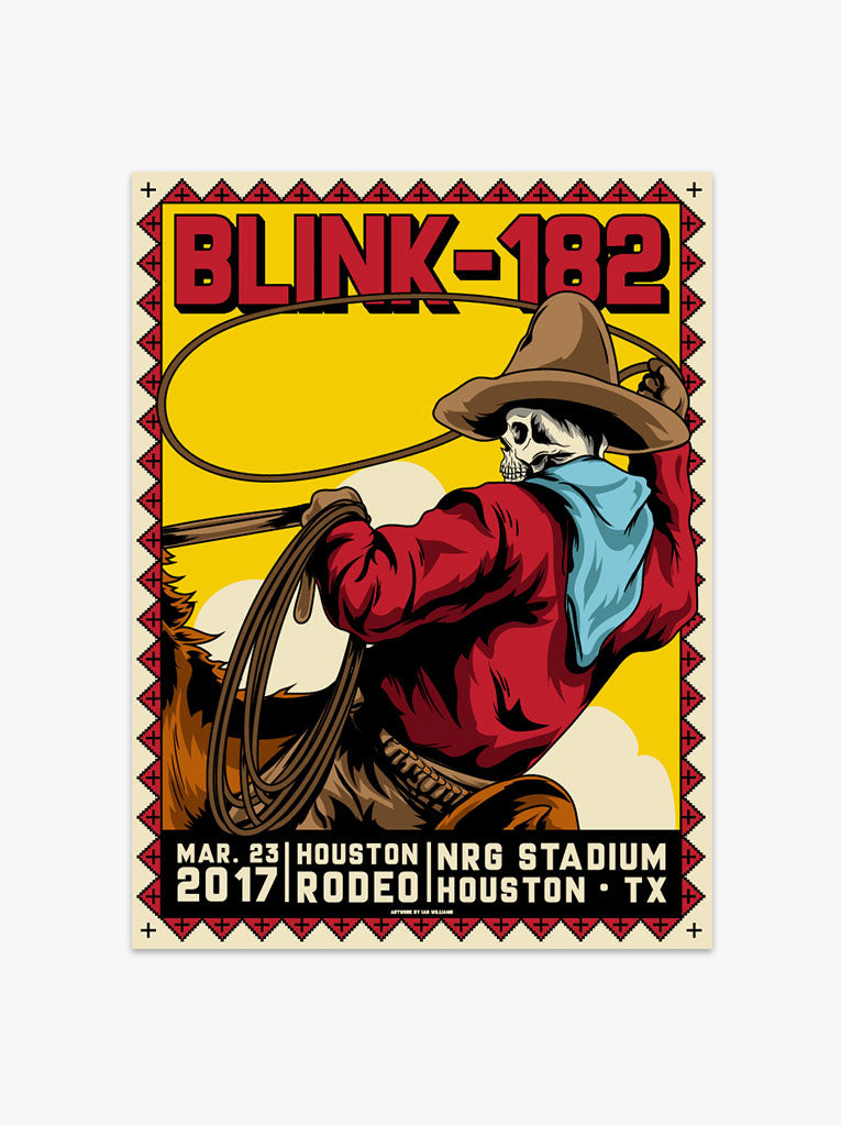 blink-182 03/23/17 Houston Poster (Regular)