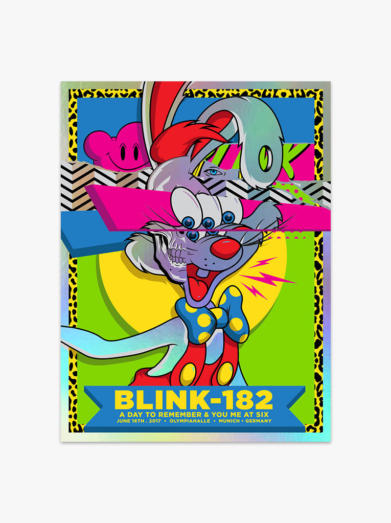 blink-182 06/16/17 Munich Poster (Foil)