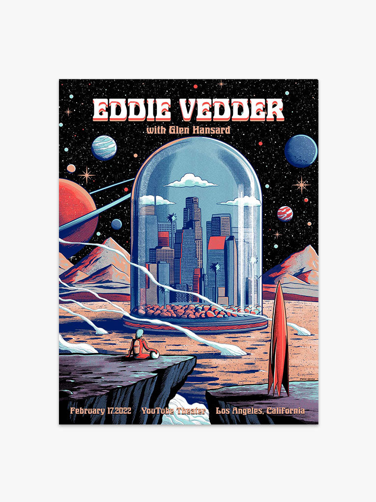 Eddie Vedder 02/17/22 Los Angeles Poster