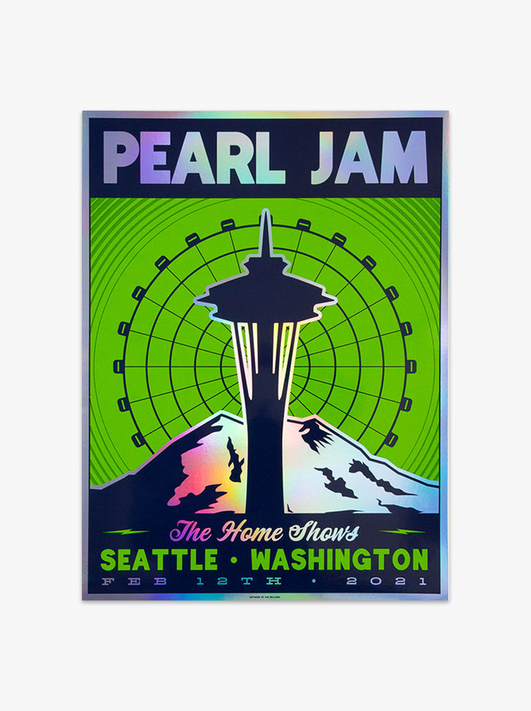 Pearl Jam 2021 Seattle Home Shows Streaming - Foil