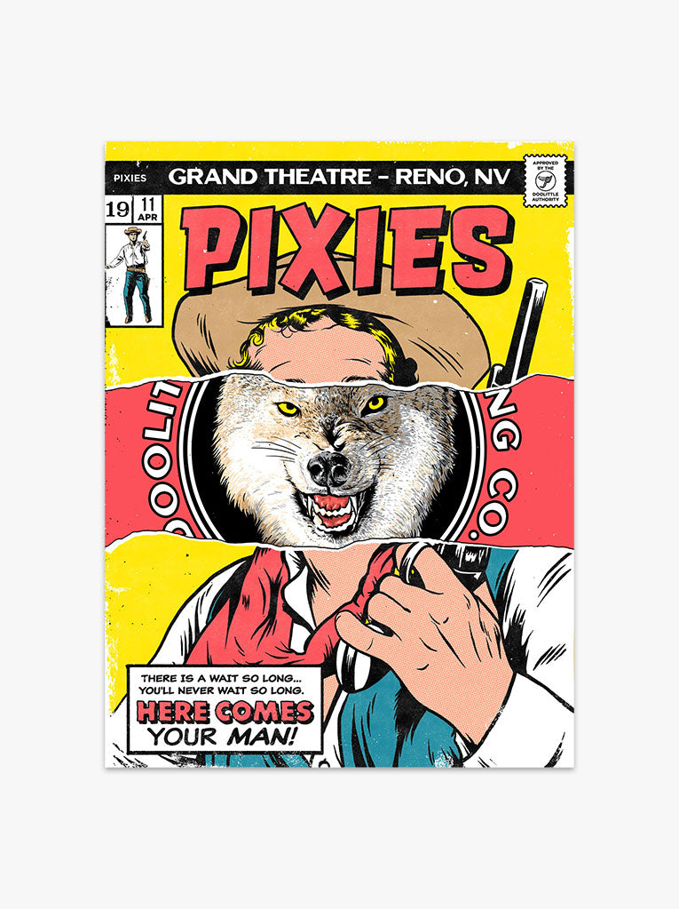 Pixies 04/11/2019 Reno Poster (Regular)