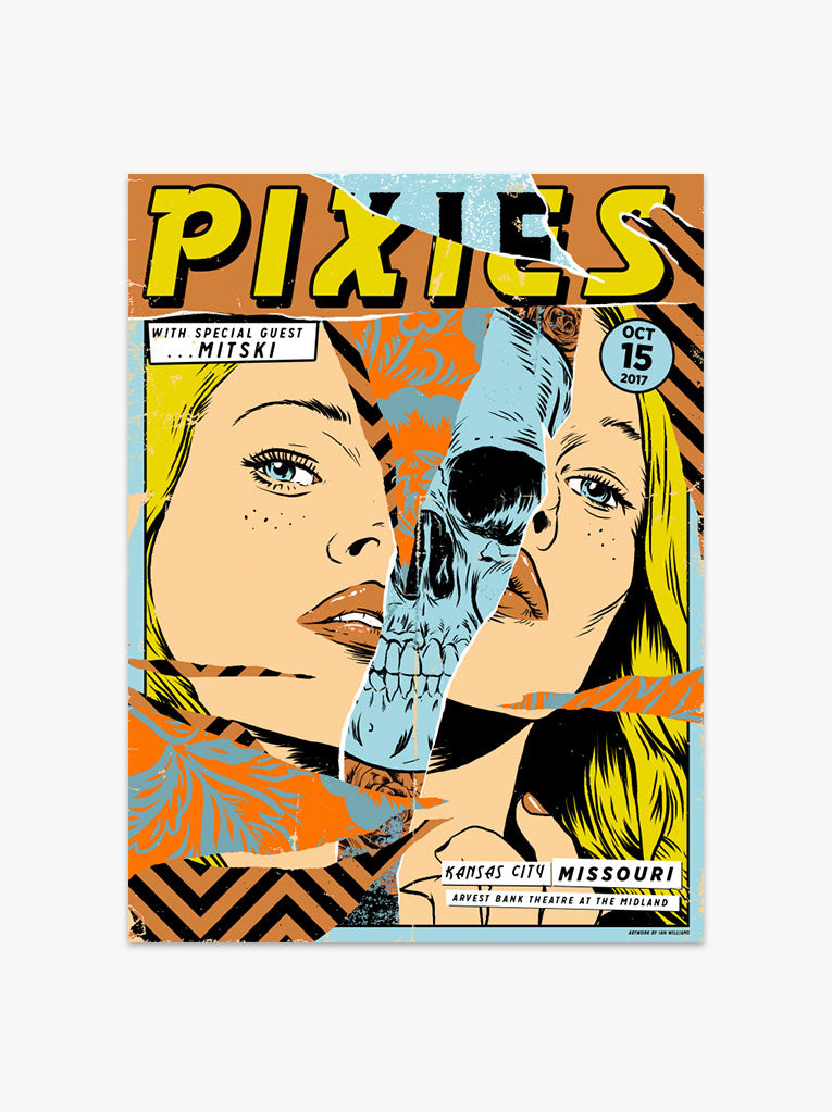 Pixies 10/15/2017 Kansas City Poster