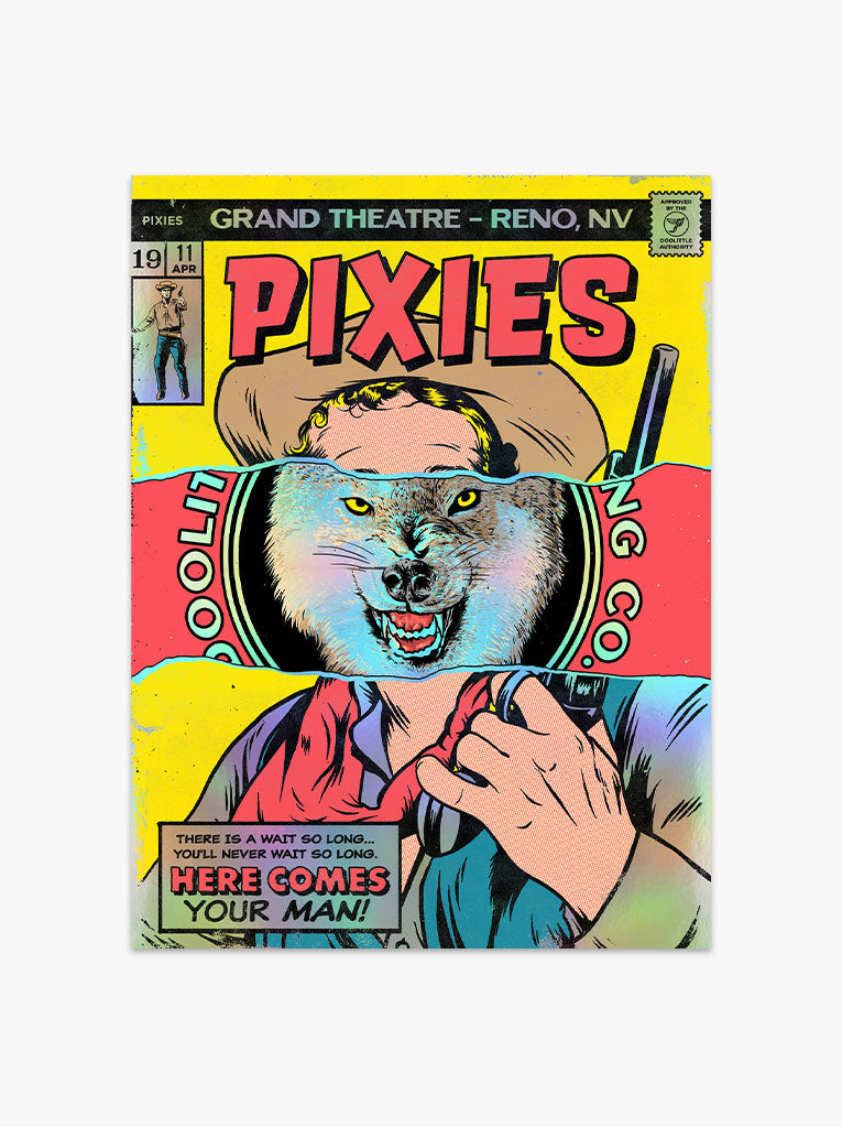 Pixies 04/11/2019 Reno Poster (Foil)